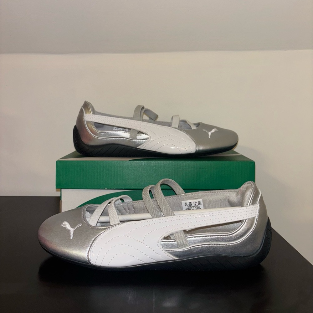 Puma Speedcat Ballet Flats Metallic Size 8